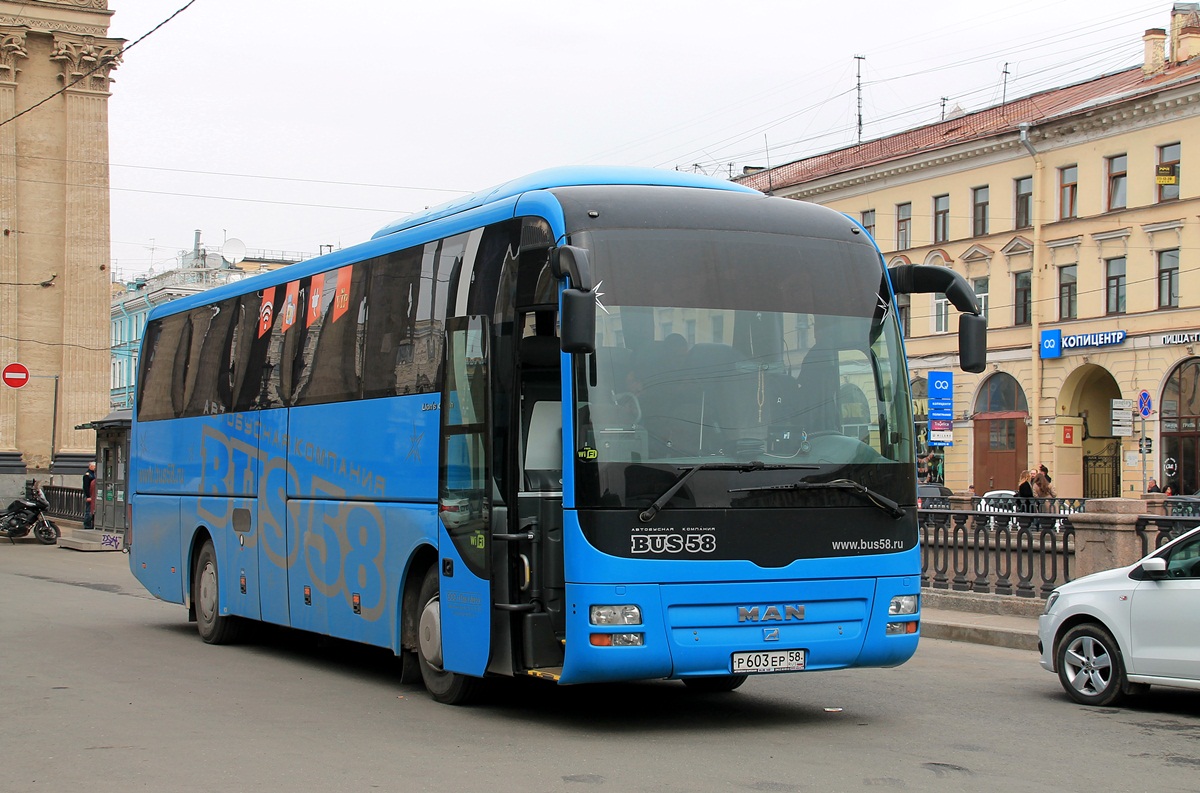 Пензенская область, MAN R07 Lion's Coach RHC444 № Р 603 ЕР 58