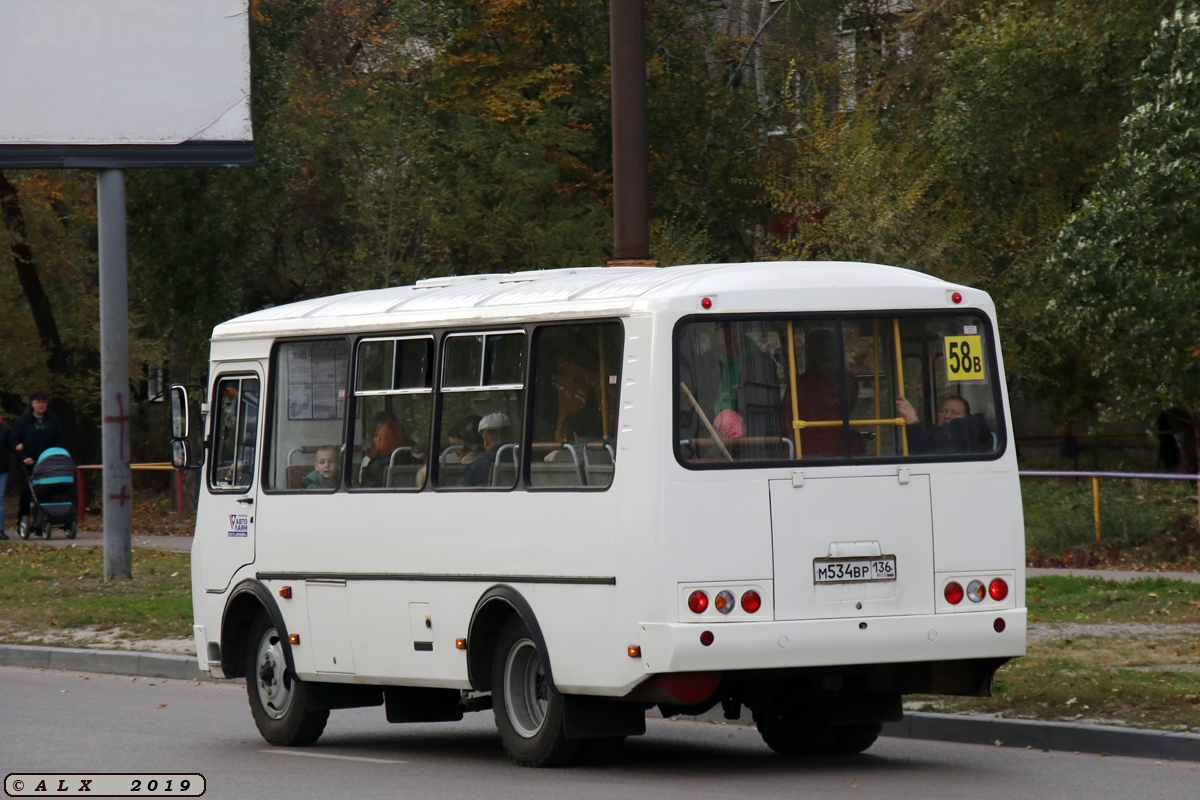 Воронежская область, ПАЗ-32054 № М 534 ВР 136