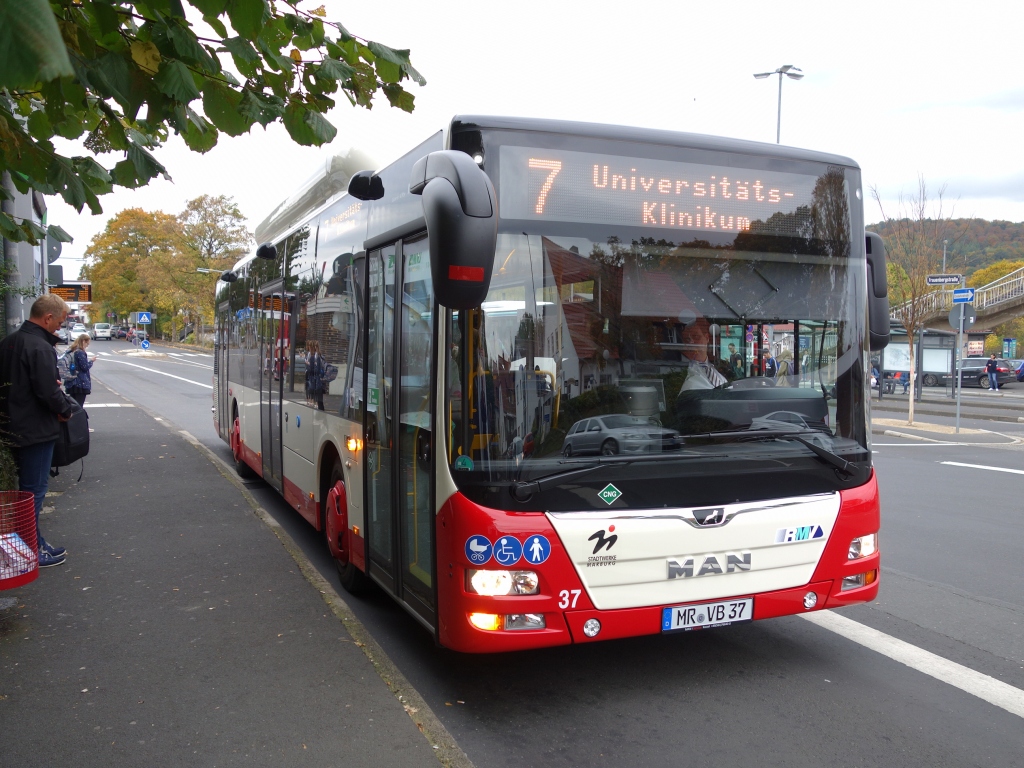 Гессен, MAN A21 Lion's City NL313 CNG № 37