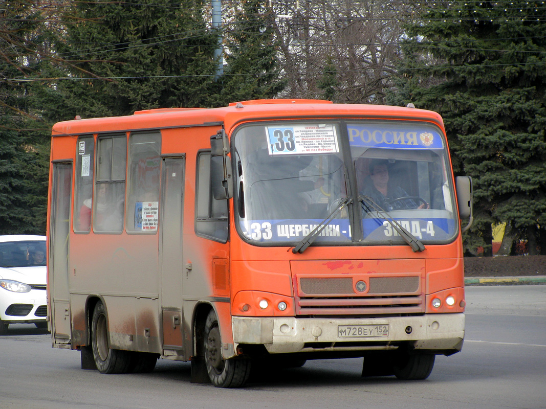 Нижегородская область, ПАЗ-320302-08 № М 728 ЕУ 152