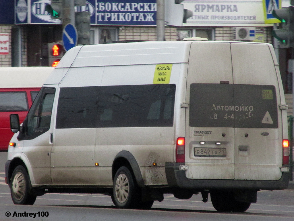 Чувашия, Имя-М-3006 (Z9S) (Ford Transit) № В 842 ТА 21