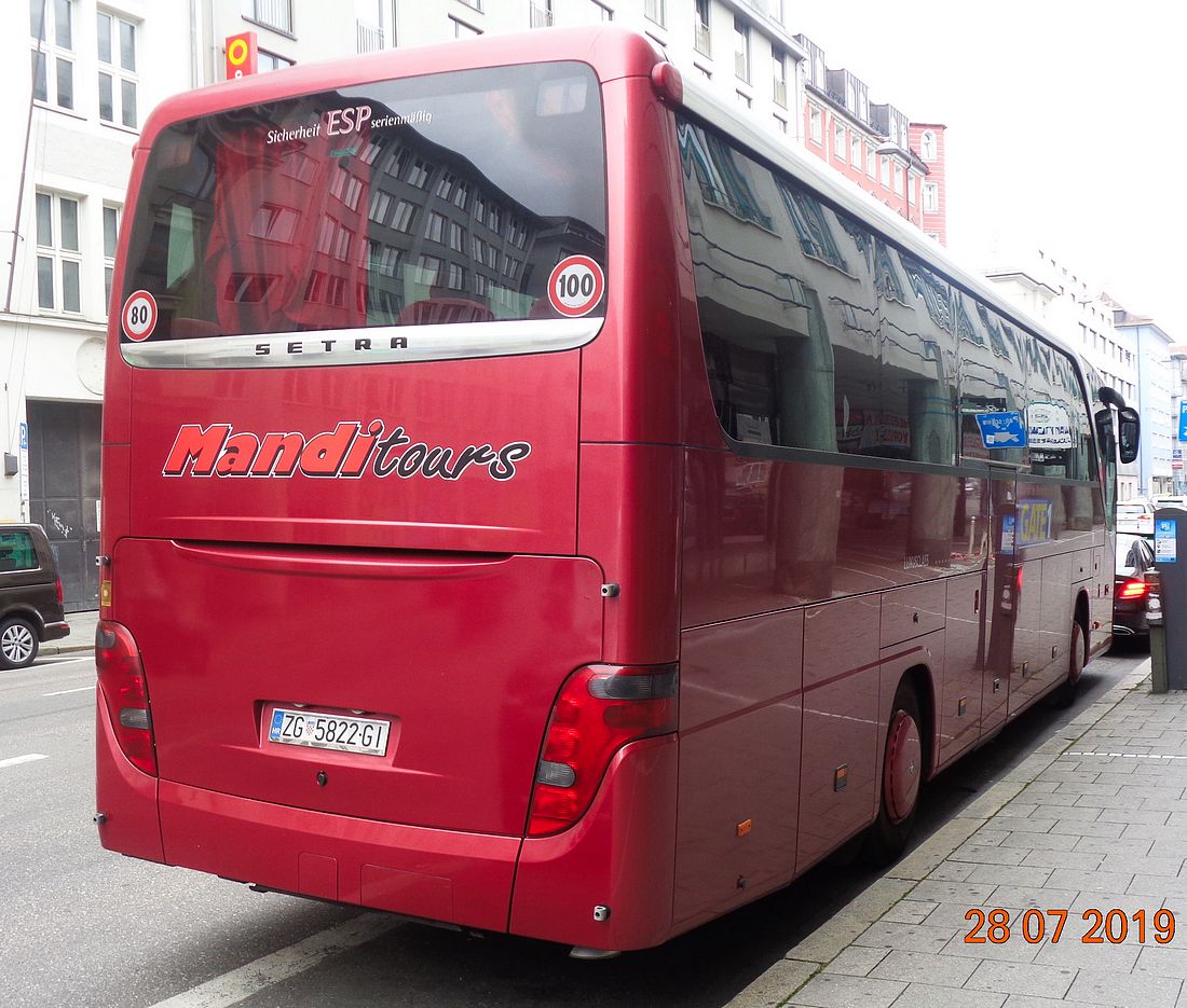 Хорватия, Setra S415HD facelift № ZG 5822-GI