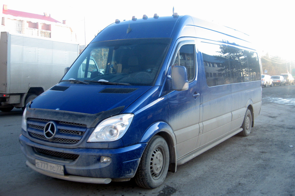 Тюменская область, Mercedes-Benz Sprinter № Е 777 ТС 77 — Фото — Автобусный  транспорт