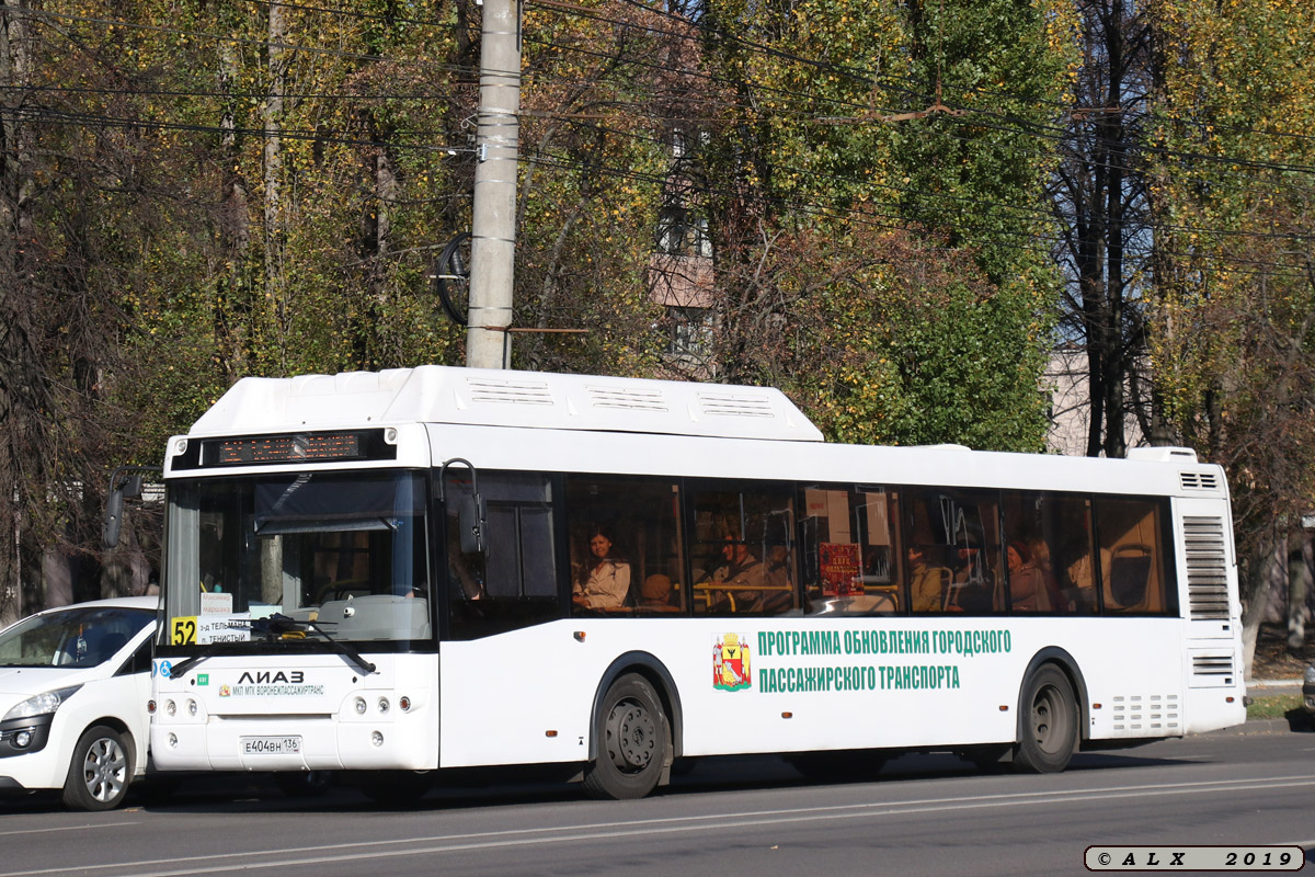 Воронежская область, ЛиАЗ-5292.67 (CNG) № Е 404 ВН 136