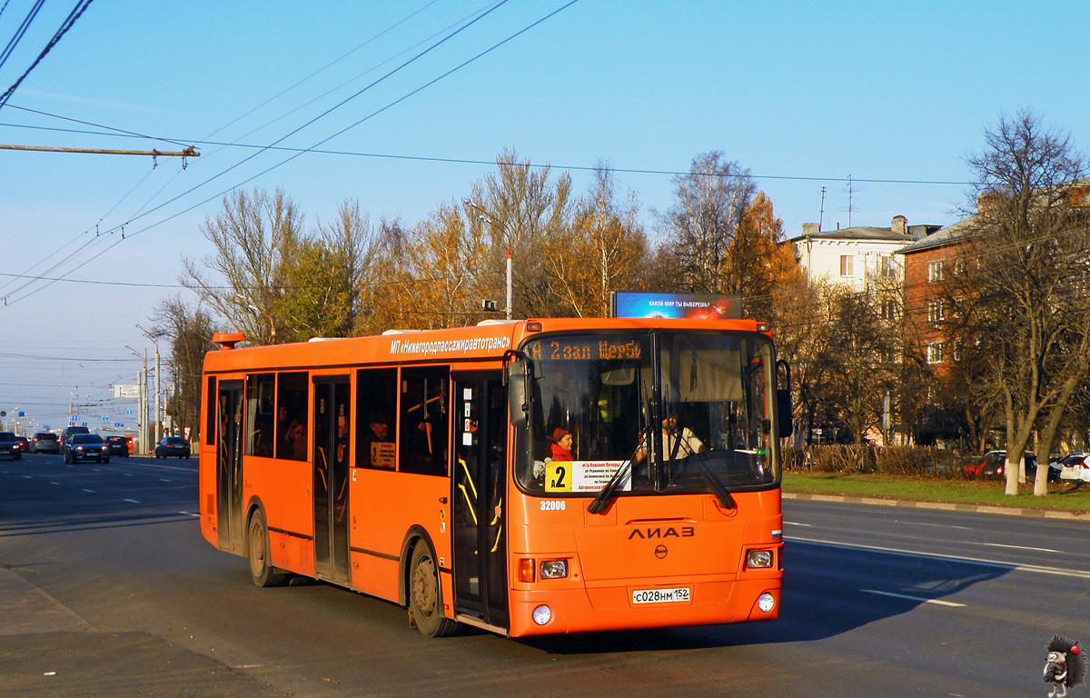 Нижегородская область, ЛиАЗ-5293.60 № 32006