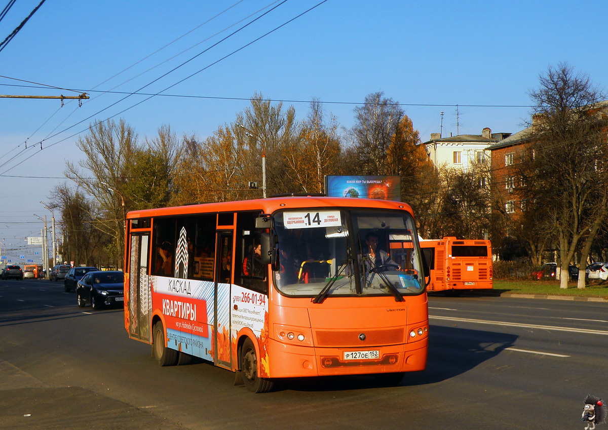 Нижегородская область, ПАЗ-320414-04 "Вектор" (1-2) № Р 127 ОЕ 152