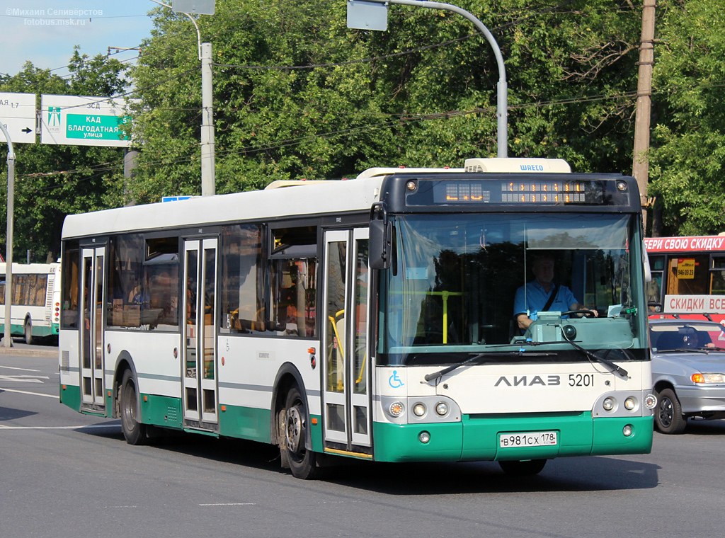 Sankt Petersburg, LiAZ-5292.60 Nr 5201