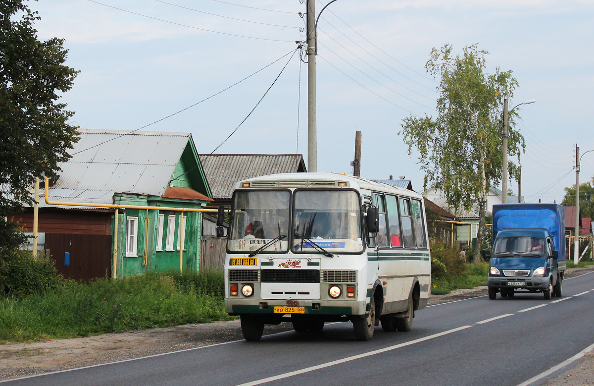 Нижегородская область, ПАЗ-32053 № АО 825 52