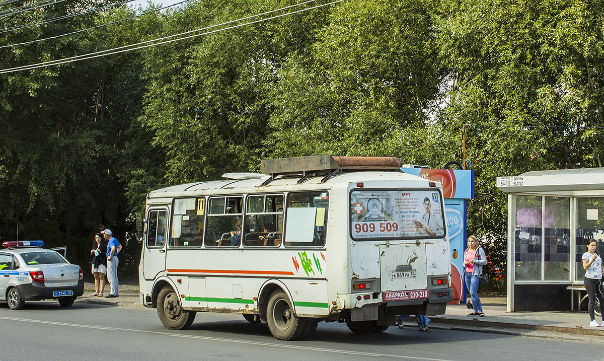 Томская область, ПАЗ-32054 № К 869 РК 70