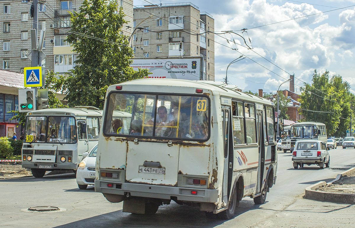 Томская область, ПАЗ-32054 № Е 443 РЕ 70