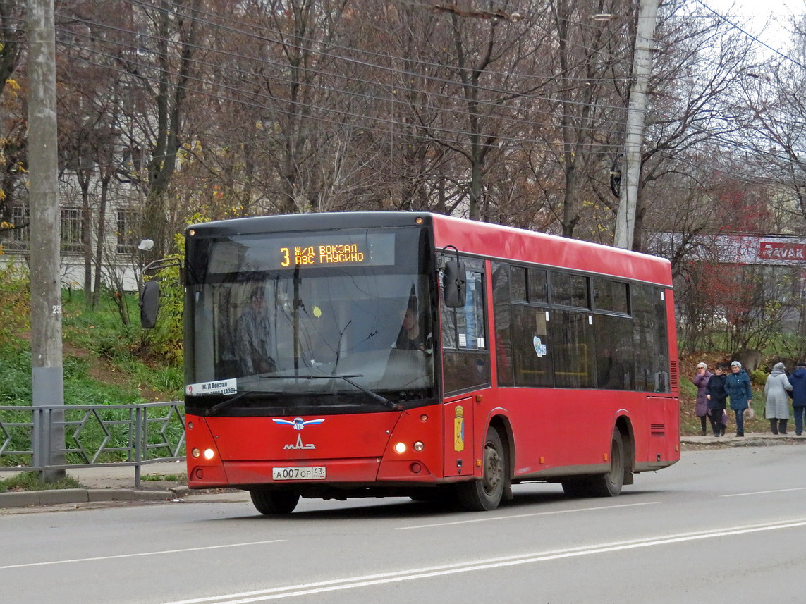 Кировская область, МАЗ-206.068 № А 007 ОР 43