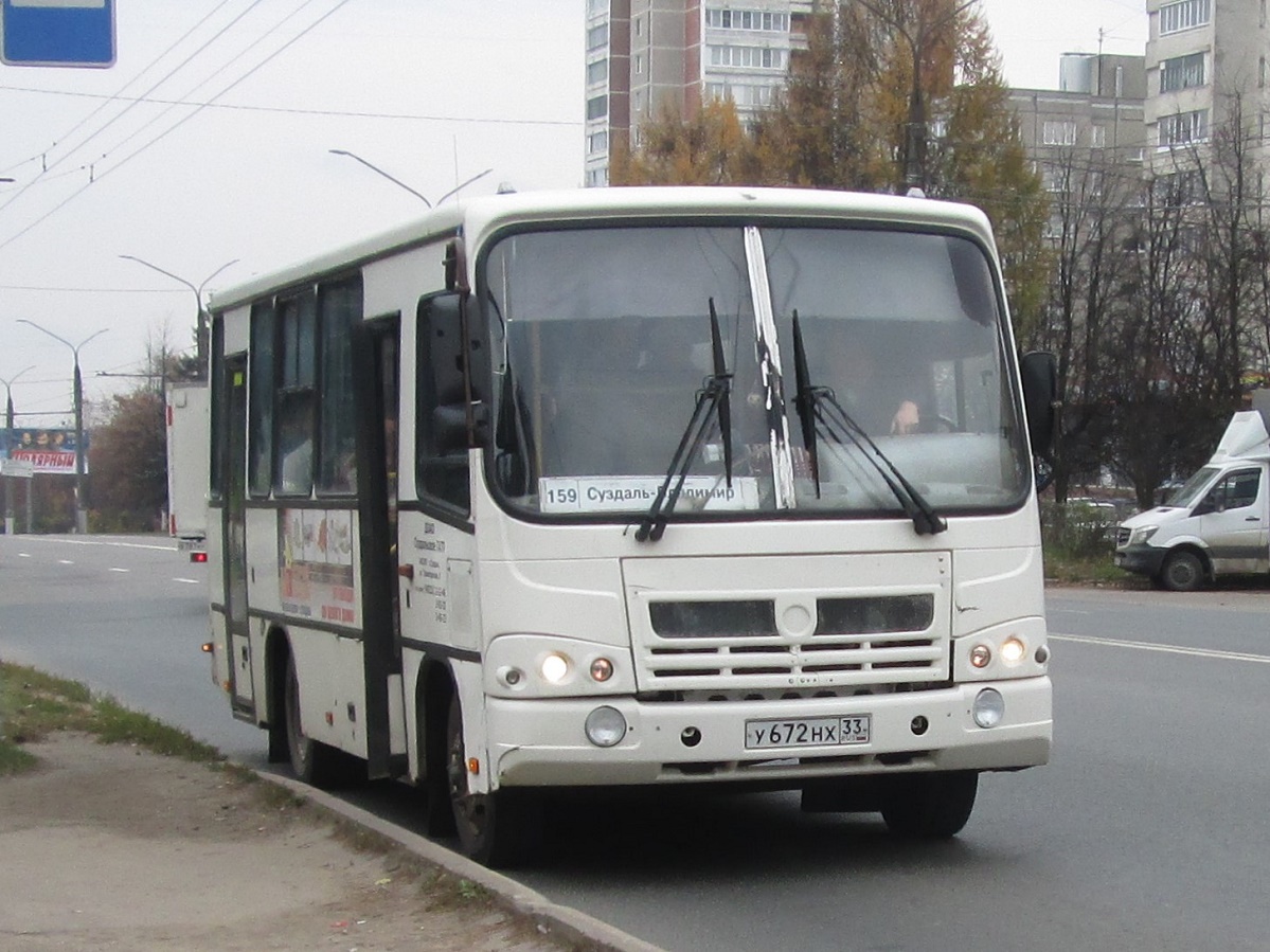 Vladimir region, PAZ-320402-03 # У 672 НХ 33