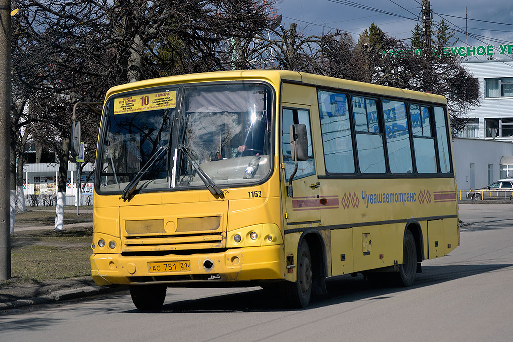 Чувашия, ПАЗ-320402-03 № 1163