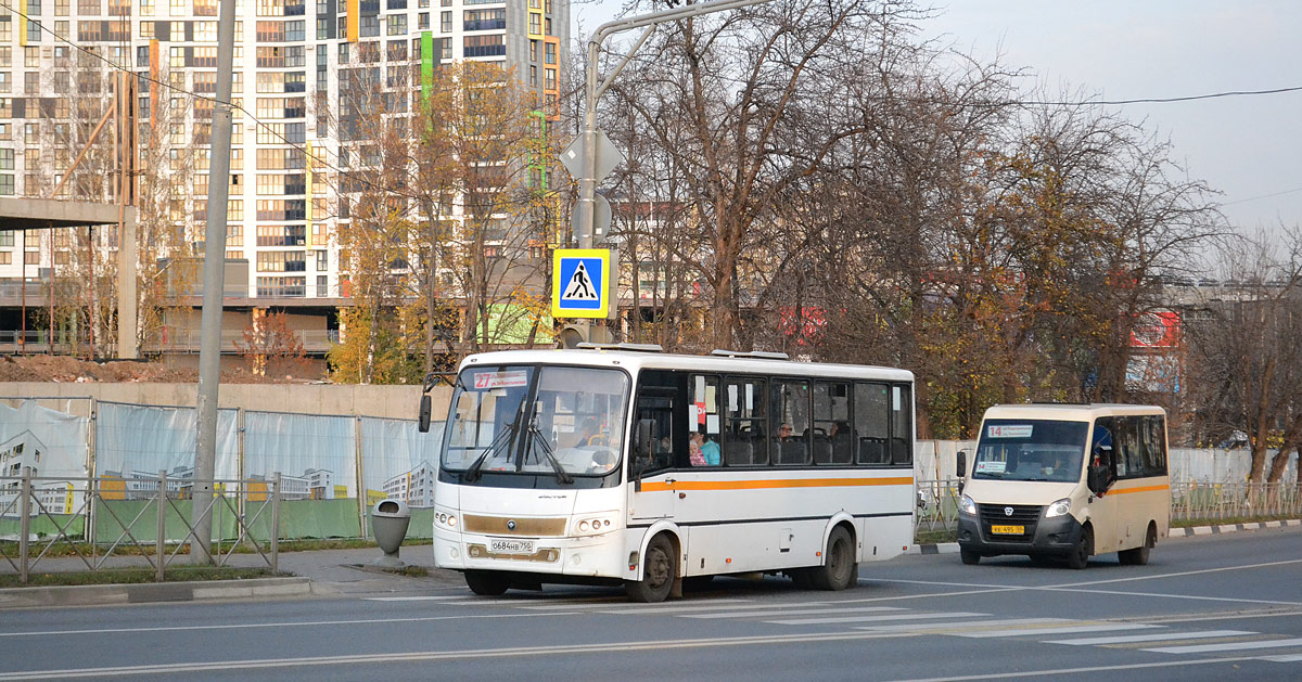 Московская область, ПАЗ-320412-05 "Вектор" № О 684 НВ 750; Московская область, ГАЗ-A64R42 Next № КЕ 495 50