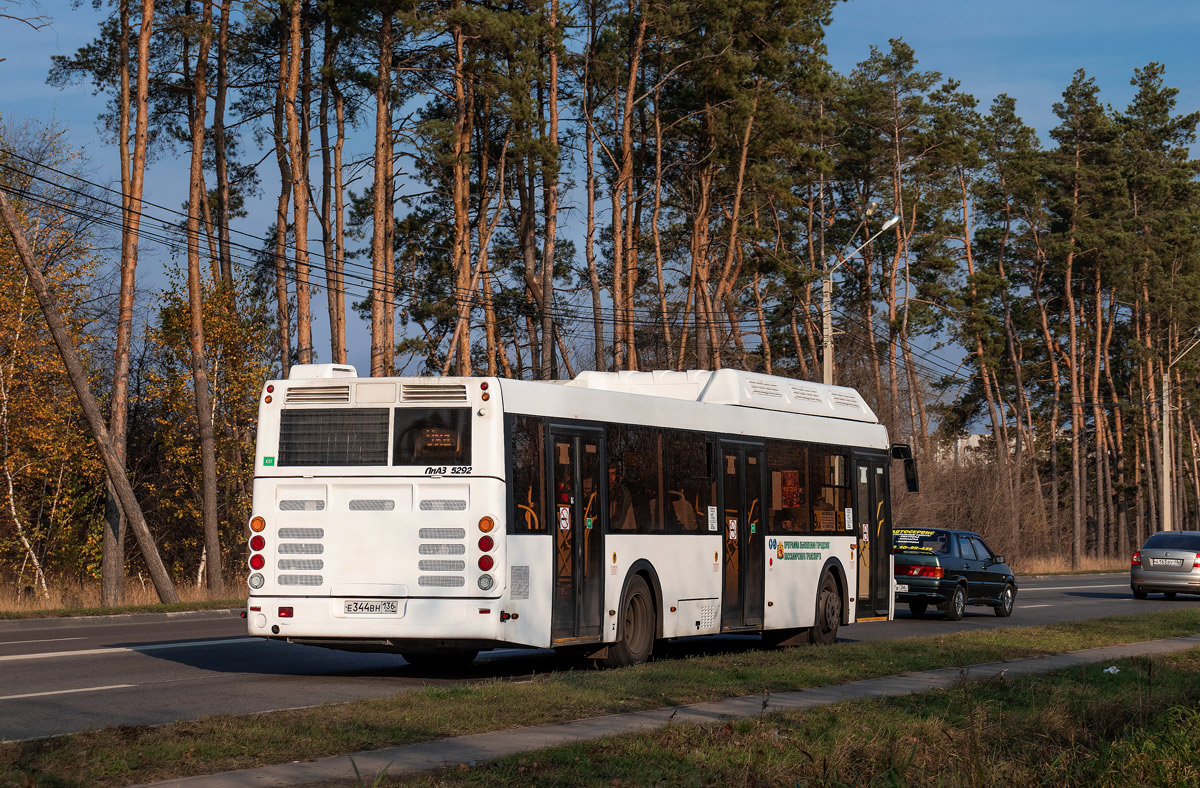 Воронежская область, ЛиАЗ-5292.67 (CNG) № Е 344 ВН 136