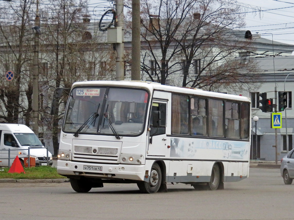 Кировская область, ПАЗ-320402-05 № Н 751 ОВ 43