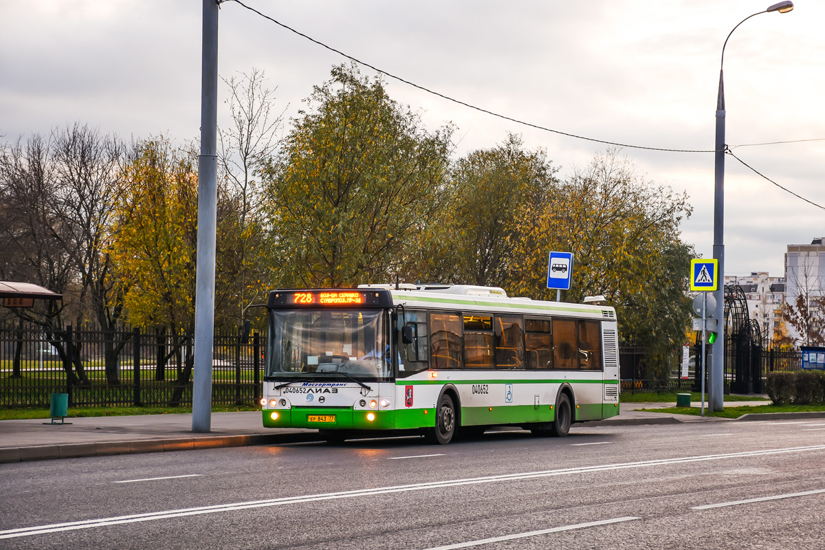 Moscow, LiAZ-5292.22 (2-2-2) # 040652