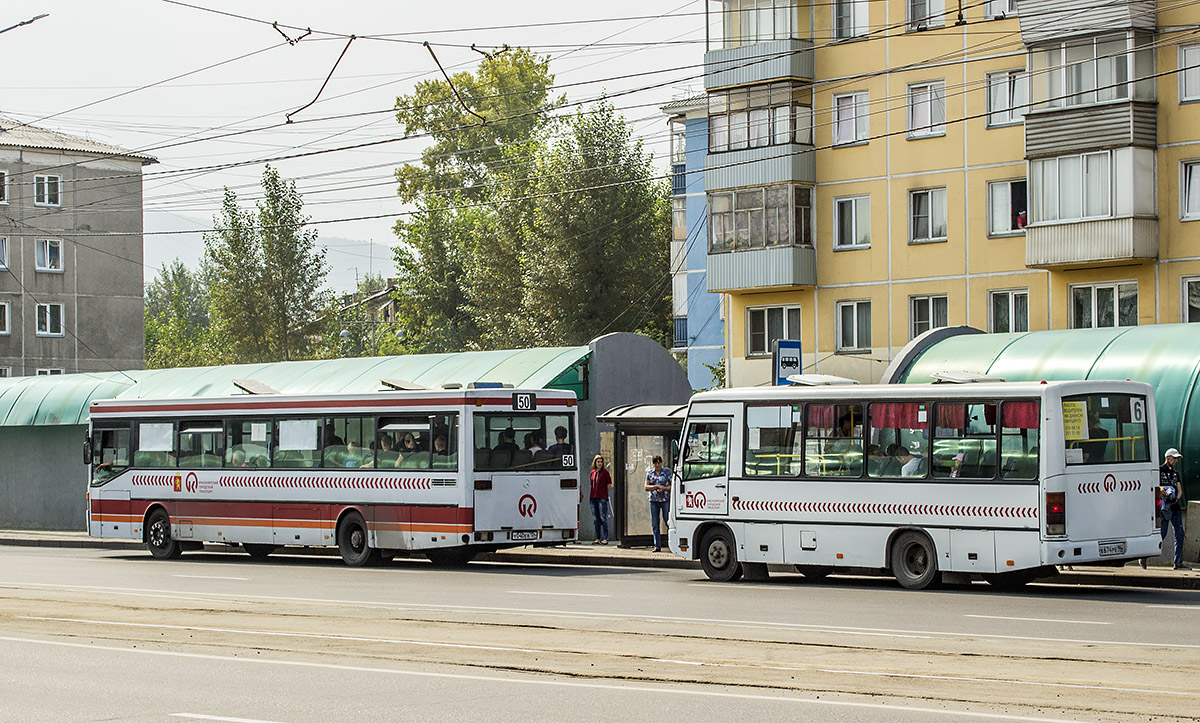 Красноярский край, Mercedes-Benz O405 № У 040 ЕВ 124; Красноярский край, ПАЗ-320402-05 № Х 674 РЕ 96