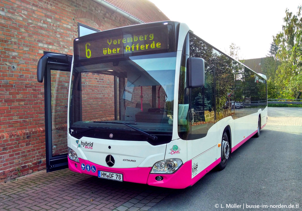 Нижняя Саксония, Mercedes-Benz Citaro C2 hybrid № 78