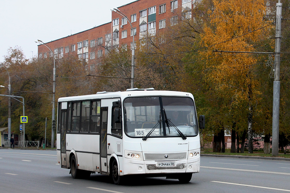 Пензенская область, ПАЗ-320412-04 "Вектор" № Р 344 ВХ 58