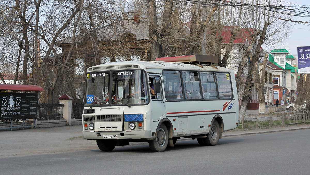 Томская область, ПАЗ-32054 № Х 307 ЕН 142