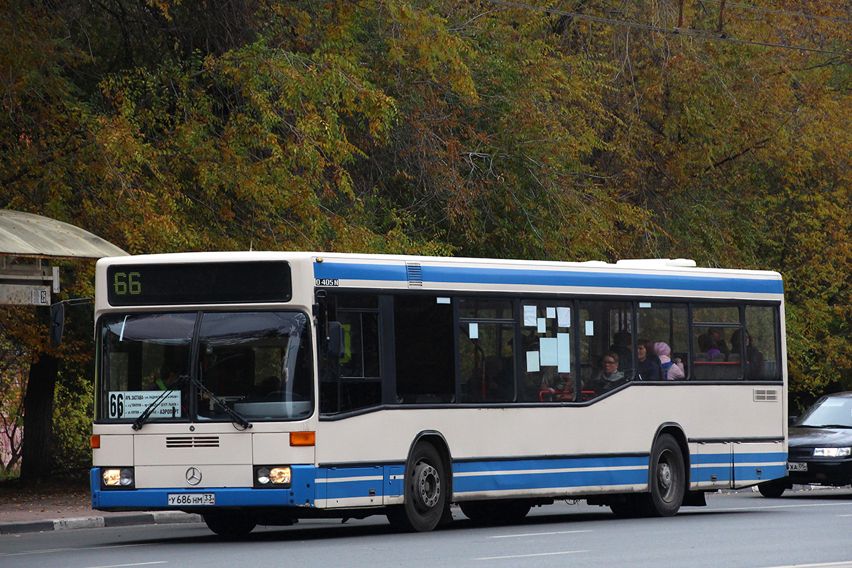 Penza region, Mercedes-Benz O405N2 Nr. У 686 НМ 33