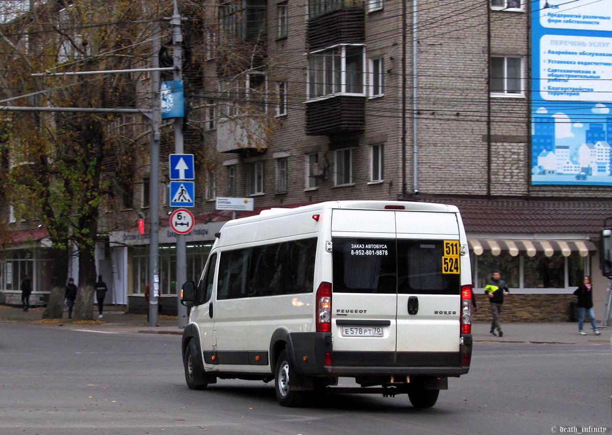 Томская область, Нижегородец-2227SK (Peugeot Boxer) № Е 578 РТ 70