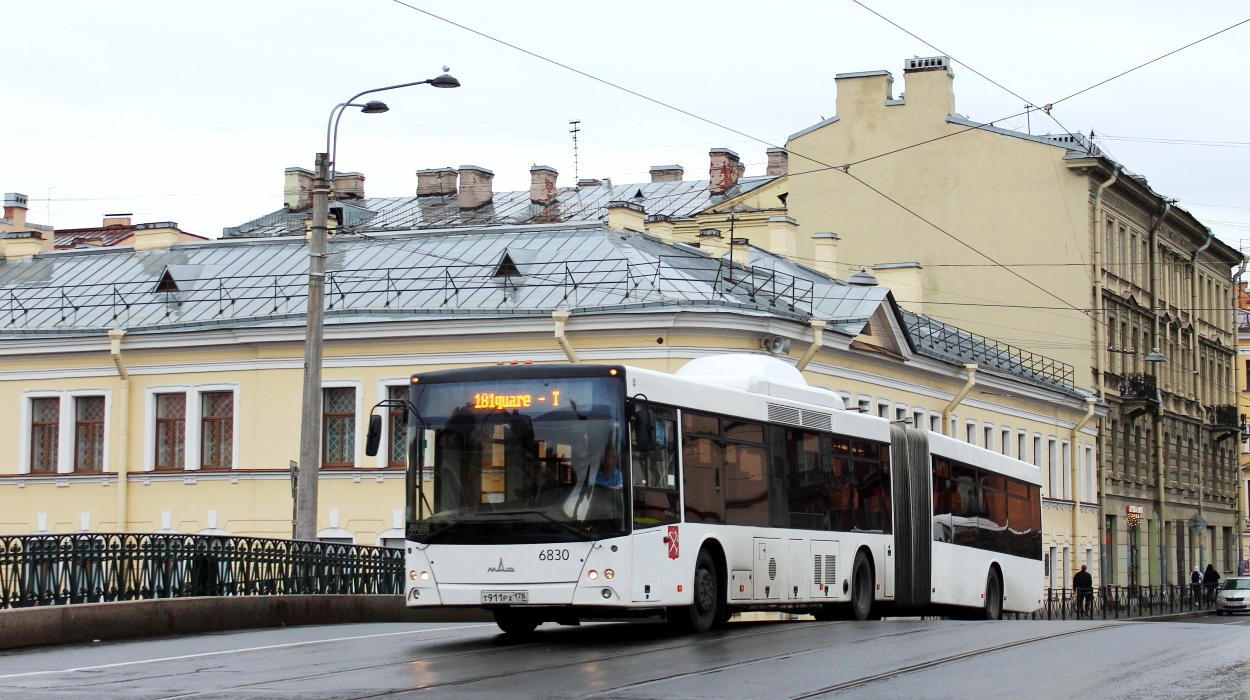 Санкт-Петербург, МАЗ-215.069 № 6830