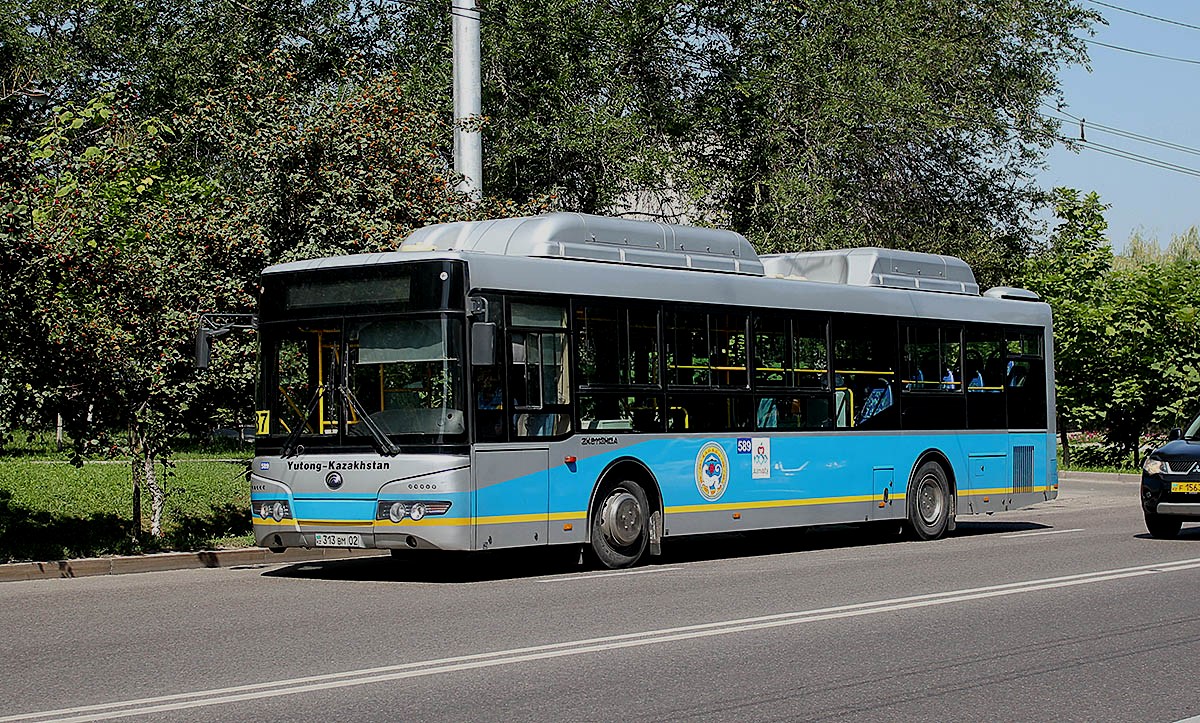 Алматы, Yutong ZK6118HGA № 589