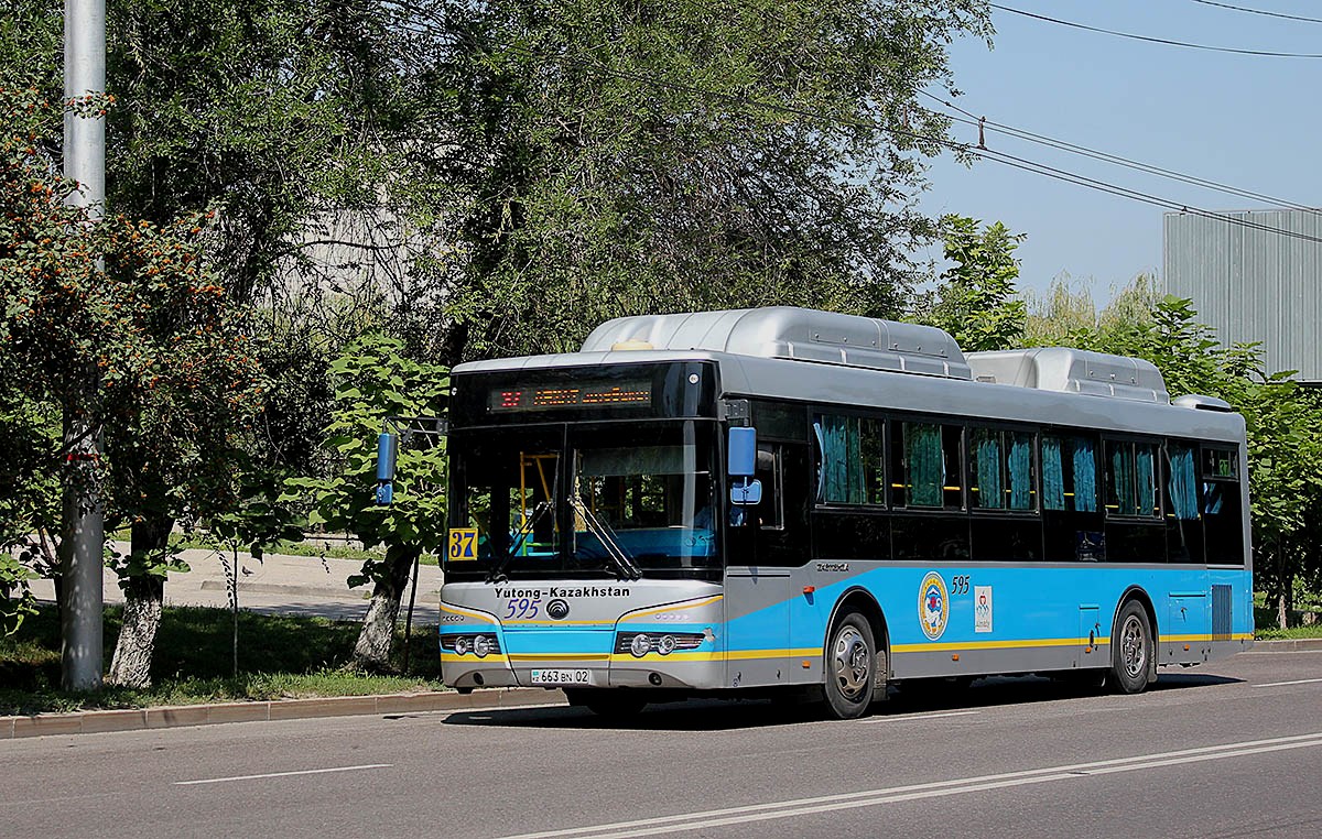 Алматы, Yutong ZK6118HGA № 595