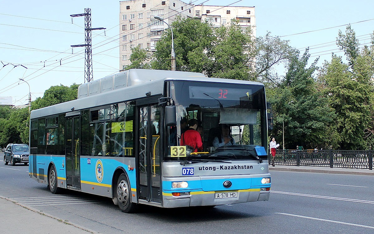 Almaty, Yutong ZK6120HGM № 078