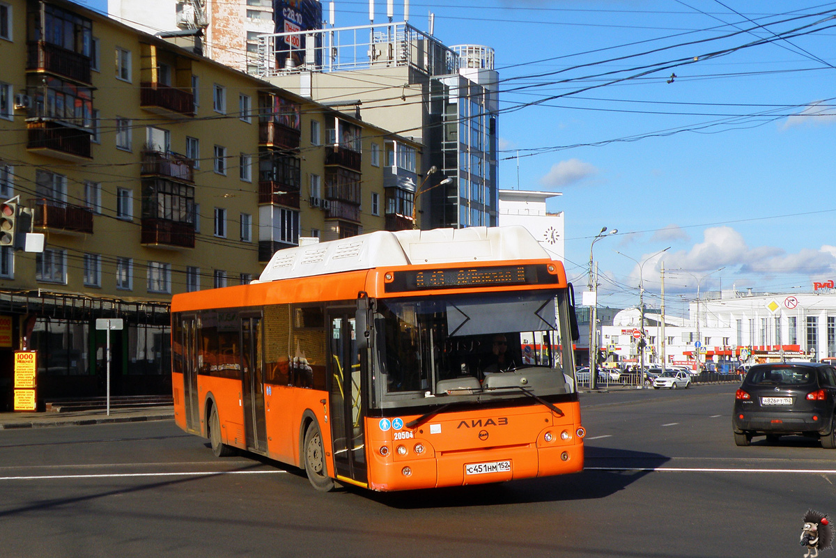 Nizhegorodskaya region, LiAZ-5292.67 (CNG) Nr. 20504