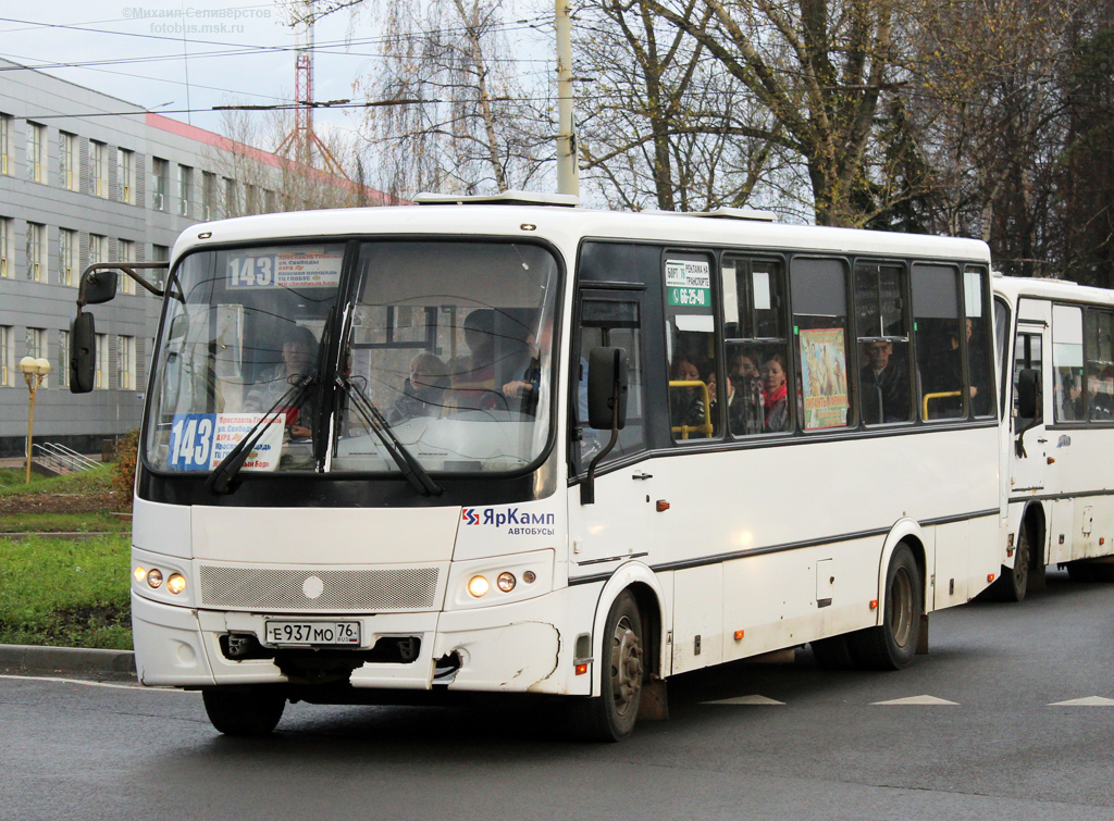 Ярославская область, ПАЗ-320412-05 "Вектор" № Е 937 МО 76