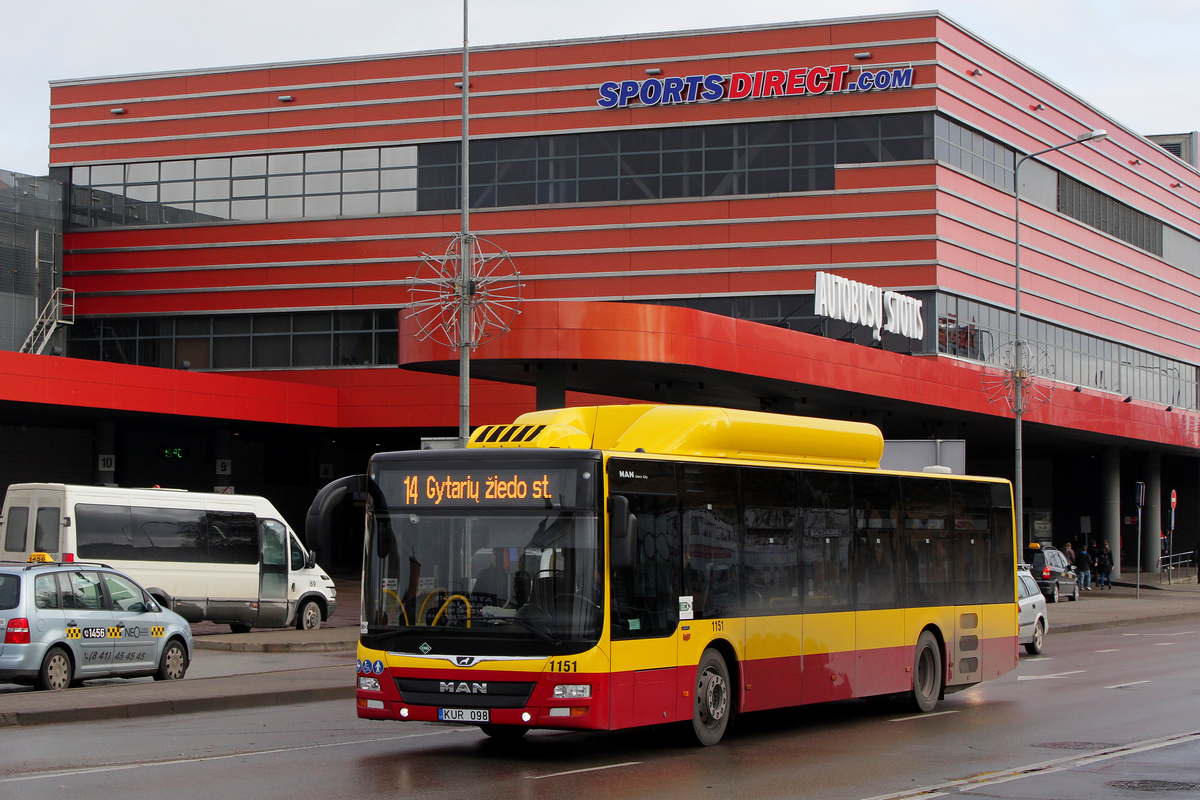 Литва, MAN A21 Lion's City NL273 CNG № 1151