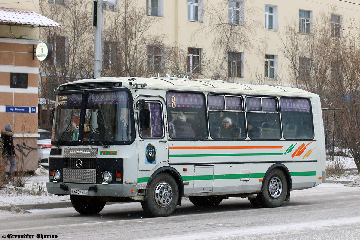 Саха (Якутия), ПАЗ-32054-07 № Е 848 КА 14