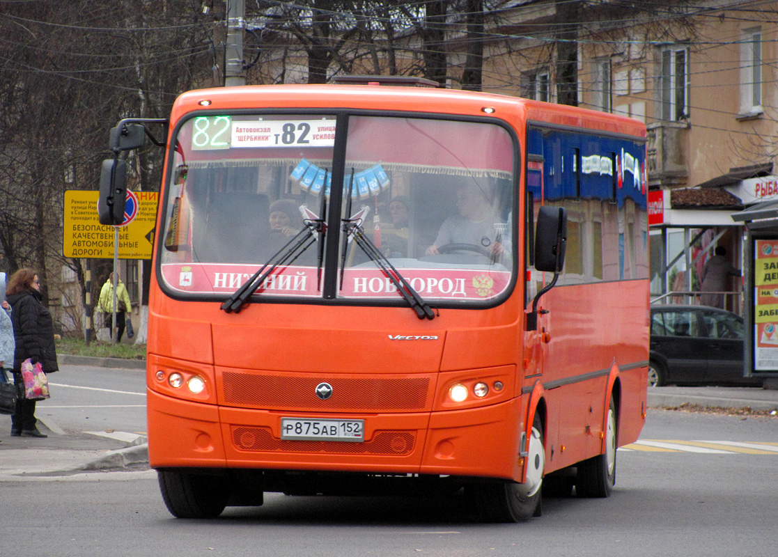 Obwód niżnonowogrodzki, PAZ-320414-04 "Vektor" Nr Р 875 АВ 152