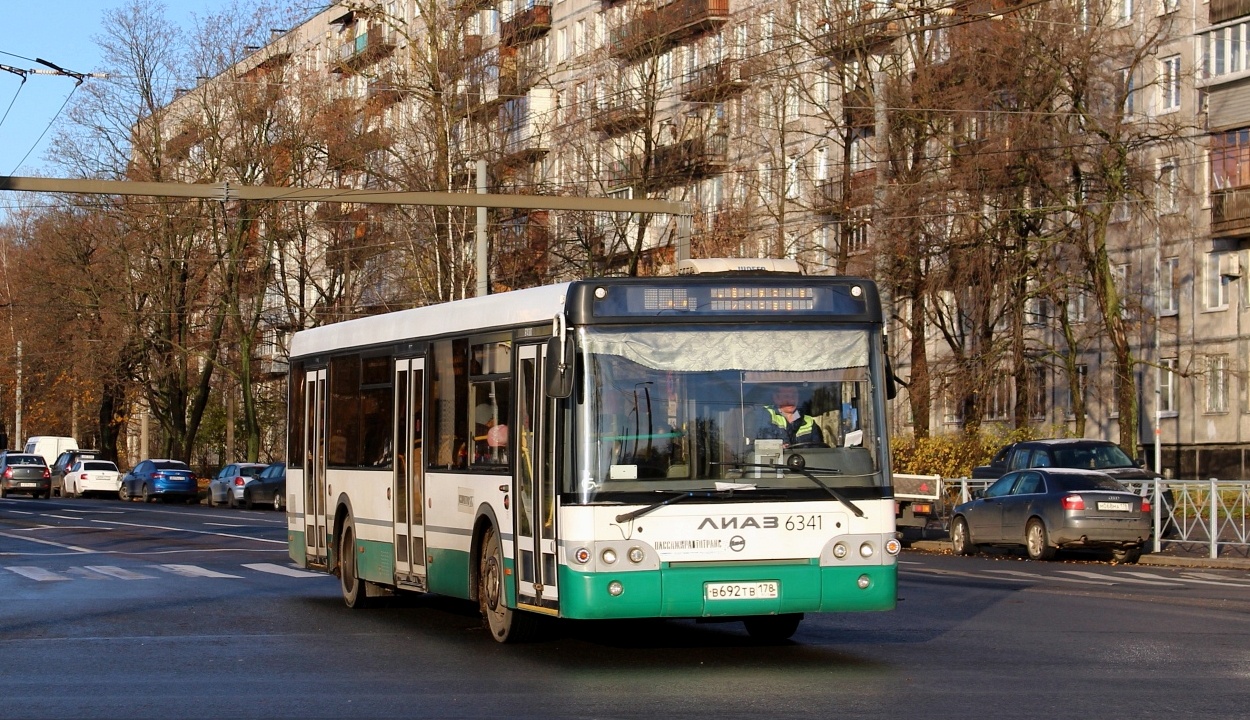 Sankt Petersburg, LiAZ-5292.60 Nr 6341