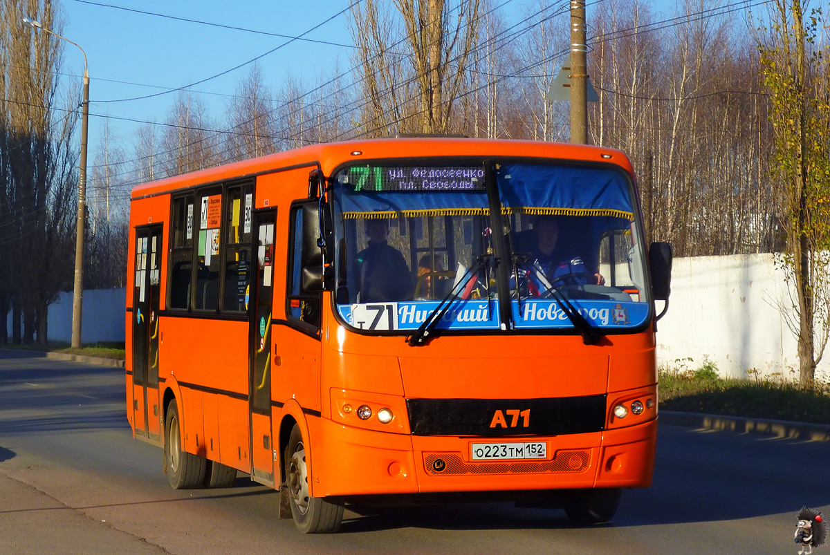 Nizhegorodskaya region, PAZ-320414-05 "Vektor" (1-2) č. О 223 ТМ 152