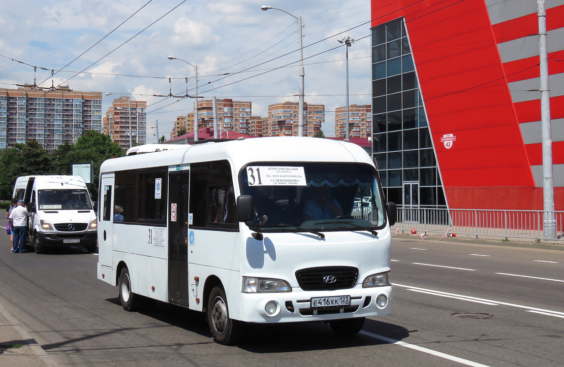 Краснодарский край, Hyundai County LWB C09 (ТагАЗ) № Е 416 ХК 123