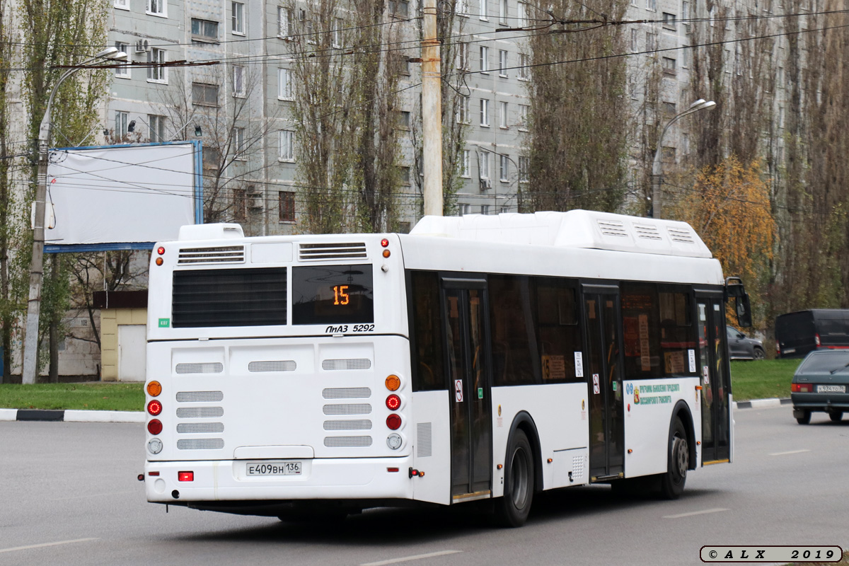 Voronezh region, LiAZ-5292.67 (CNG) Nr. Е 409 ВН 136