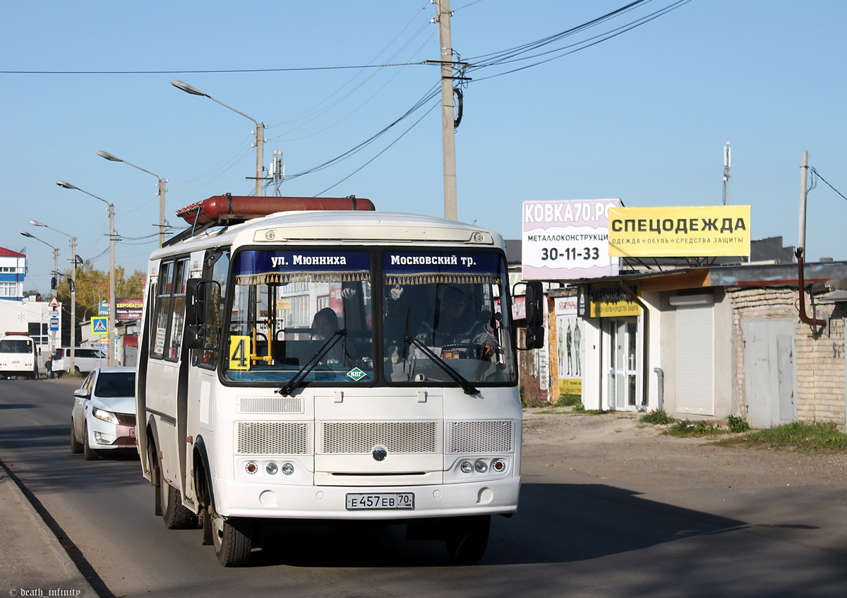 Томская область, ПАЗ-32054 № Е 457 ЕВ 70