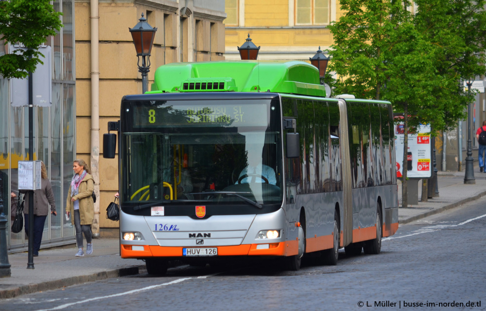 Литва, MAN A23 Lion's City G NG313 CNG № 126