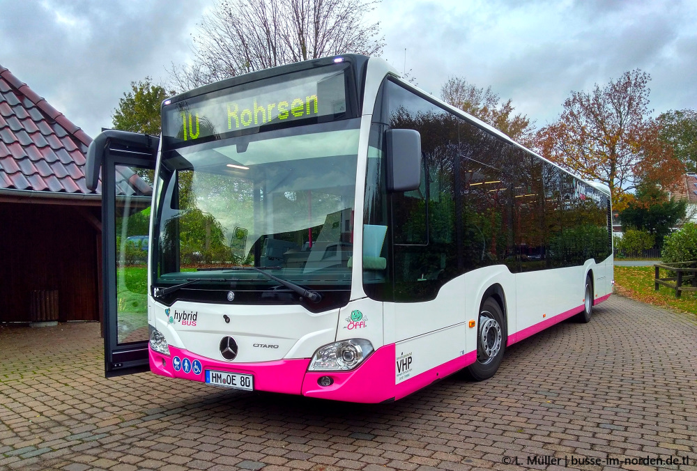 Нижняя Саксония, Mercedes-Benz Citaro C2 hybrid № 80