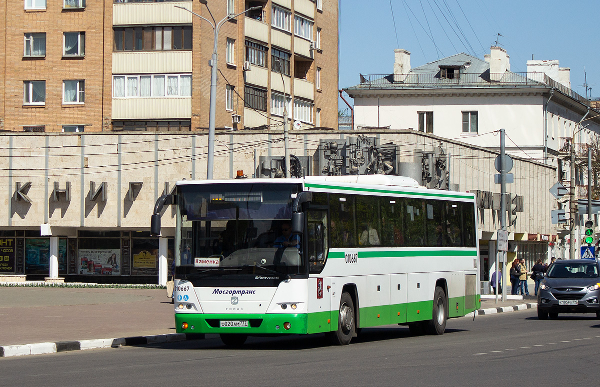 Москва, ГолАЗ-525110-11 "Вояж" № 010667