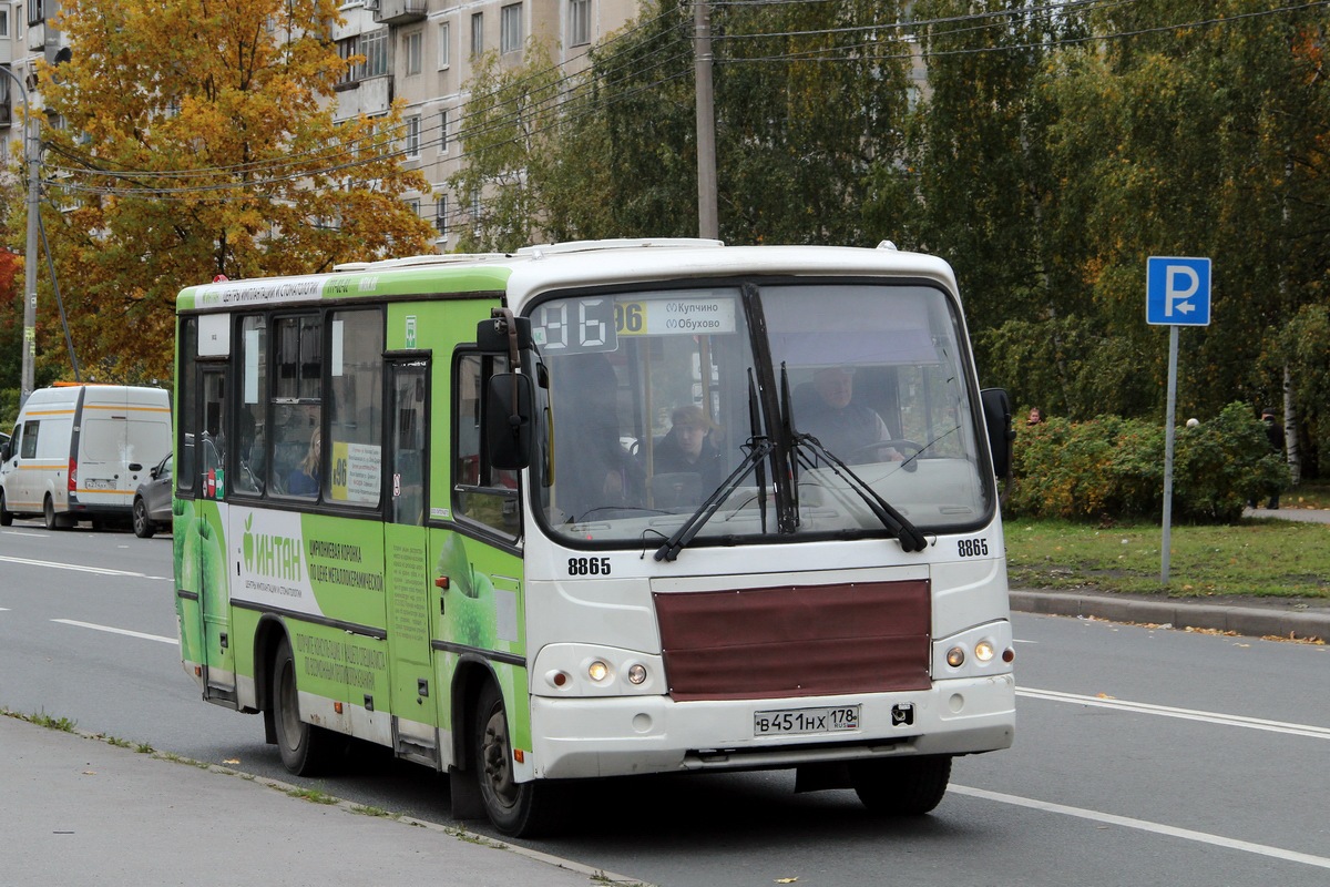 Санкт-Петербург, ПАЗ-320402-05 № 8865