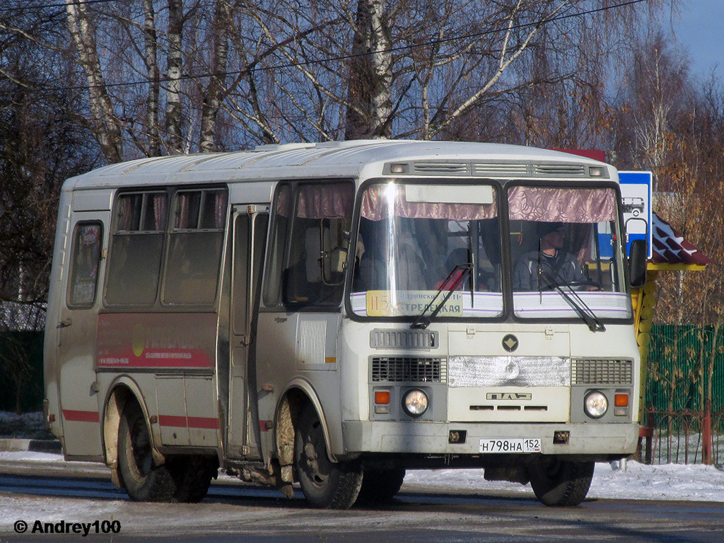 Чувашия, ПАЗ-32053 № Н 798 НА 152