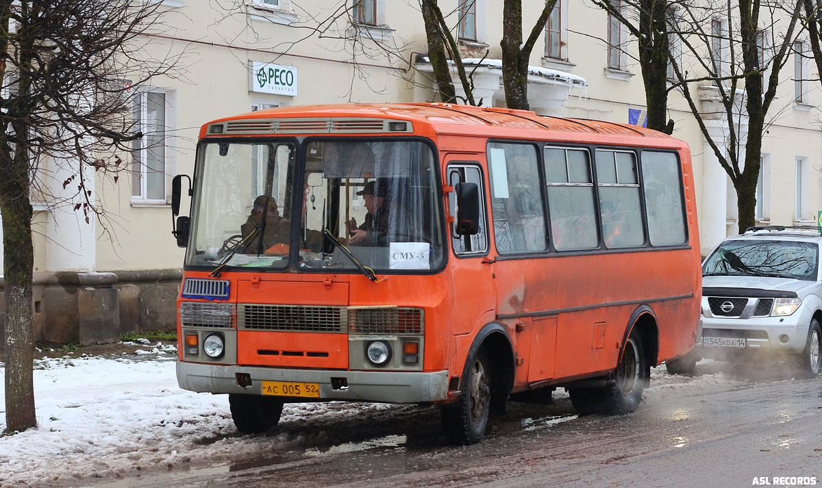 Ленинградская область, ПАЗ-32054 № АС 005 52