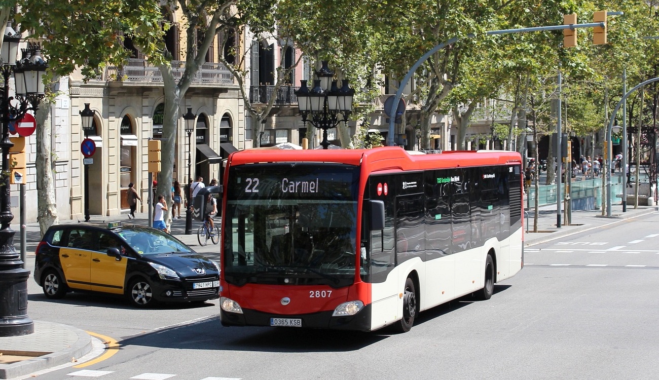 Испания, Mercedes-Benz Citaro C2 hybrid № 2807