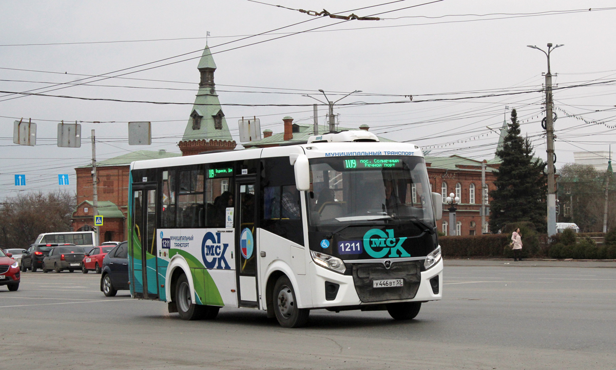 Omsk region, PAZ-320435-04 "Vector Next" # 1211