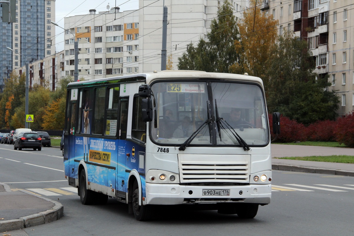 Санкт-Петербург, ПАЗ-320412-05 № 7846